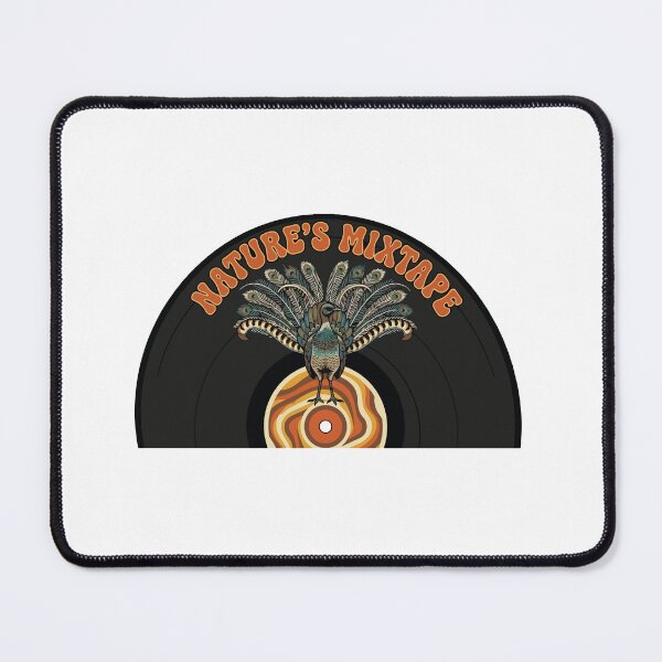 Item preview, Natures Mixtape Superb Lyrebird Retro Vinyl Meme designed and sold by Arc2020.