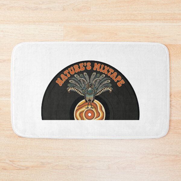 Item preview, Natures Mixtape Superb Lyrebird Retro Vinyl Meme designed and sold by Arc2020.