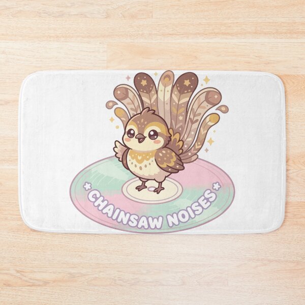 Item preview, Chainsaw Noises Kawaii Superb Lyrebird Cute Meme designed and sold by Arc2020.
