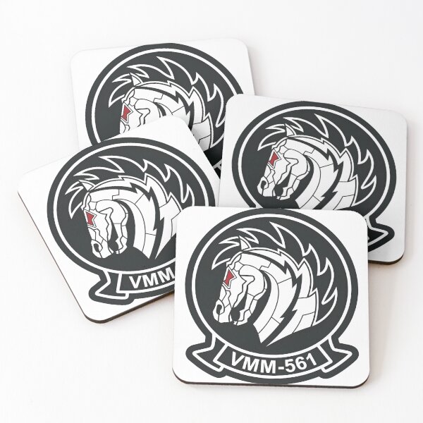 Item preview, US Marine Corps VMM-561 Pale Riders Squadron Patch designed and sold by CharlieDesings.