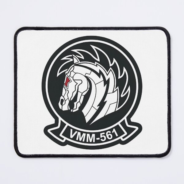 Item preview, US Marine Corps VMM-561 Pale Riders Squadron Patch designed and sold by CharlieDesings.