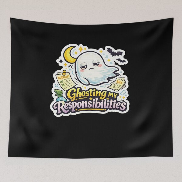 Item preview, Ghosting My Responsibilities designed and sold by RetroPlus.