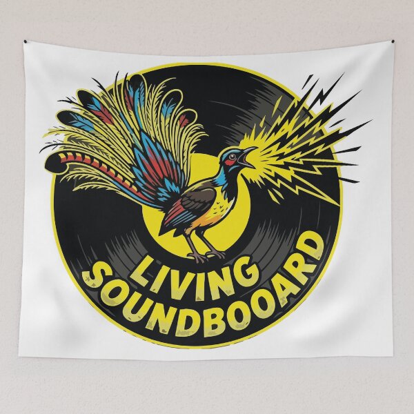 Item preview, Living Soundboard Superb Lyrebird Pop Art Comic designed and sold by Arc2020.
