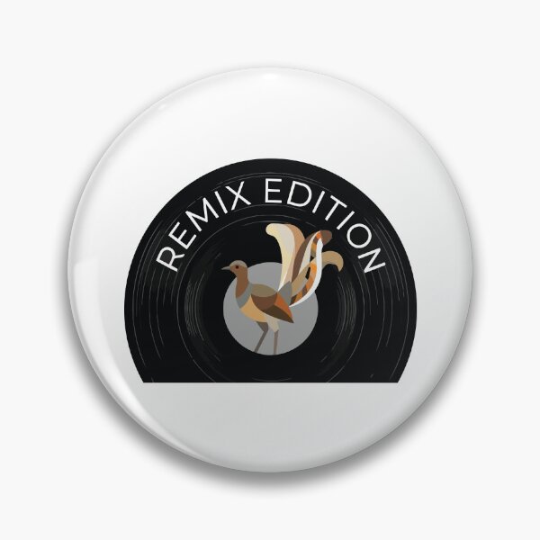 Item preview, Remix Edition Superb Lyrebird Minimalist Vinyl Art designed and sold by Arc2020.