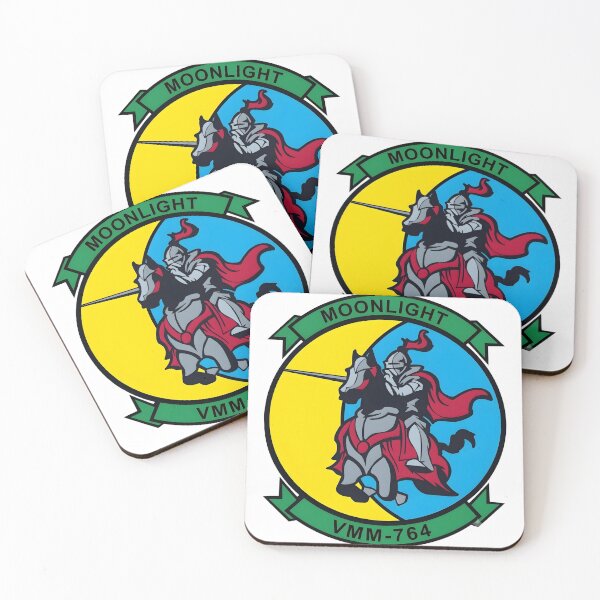 Item preview, US Marine Corps VMM-764 Moonlight Squadron Patch designed and sold by CharlieDesings.