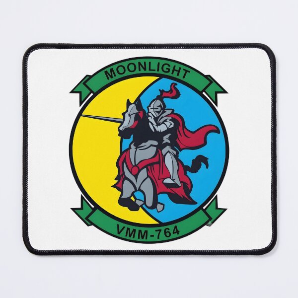 Item preview, US Marine Corps VMM-764 Moonlight Squadron Patch designed and sold by CharlieDesings.