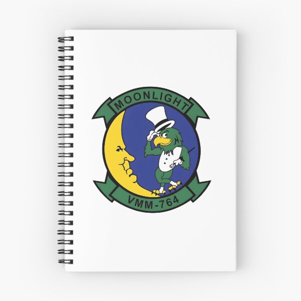 Item preview, US Marine Corps VMM-764 Moonlight Dapper Bird Patch designed and sold by CharlieDesings.