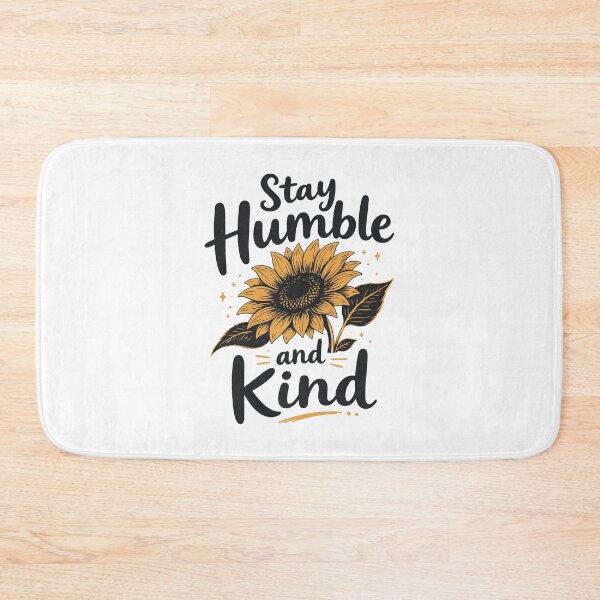 Item preview, Stay Humble and Kind Sunflower Vintage Inspirational Quote T-Shirt designed and sold by DavidTeeStudio.