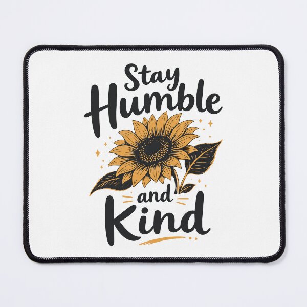 Item preview, Stay Humble and Kind Sunflower Vintage Inspirational Quote T-Shirt designed and sold by DavidTeeStudio.