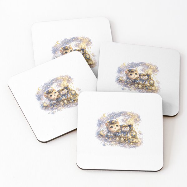 Item preview, Starlight Train Hamster Sticker designed and sold by blossomfun.