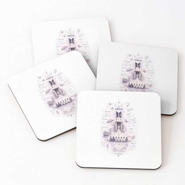 Item preview, BTS Lyrics Collage Sticker | Borahae Aesthetic | Yet To Come, Spring Day & Life Goes On | K-Pop Fan Gift designed and sold by just._.me._.7.8.