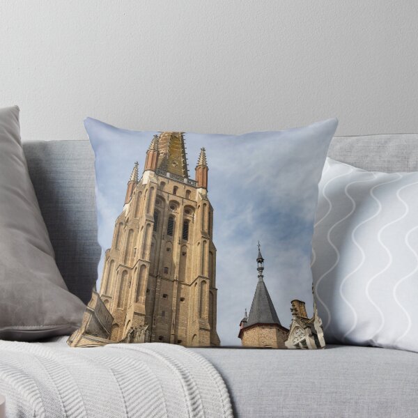 Item preview, Bruges, Belgium - Tower of Onze-Lieve-Vrouwekerk designed and sold by jrtwynam.