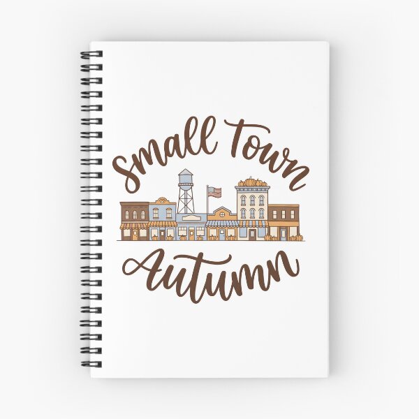 Item preview, Small Town Autumn Cute Fall Main Street Pumpkin Season T-Shirt designed and sold by StickerNestYou.