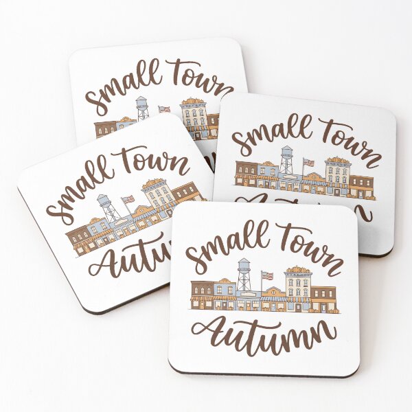 Item preview, Small Town Autumn Cute Fall Main Street Pumpkin Season T-Shirt designed and sold by StickerNestYou.