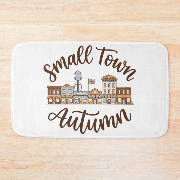 Item preview, Small Town Autumn Cute Fall Main Street Pumpkin Season T-Shirt designed and sold by StickerNestYou.