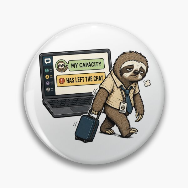 Item preview, Funny Office Sloth Work Burnout Humor designed and sold by Gentlestate.