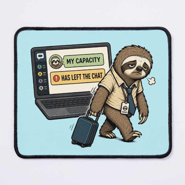 Item preview, Funny Office Sloth Work Burnout Humor designed and sold by Gentlestate.
