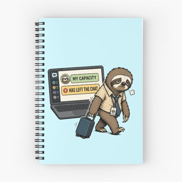 Item preview, Funny Office Sloth Work Burnout Humor designed and sold by Gentlestate.