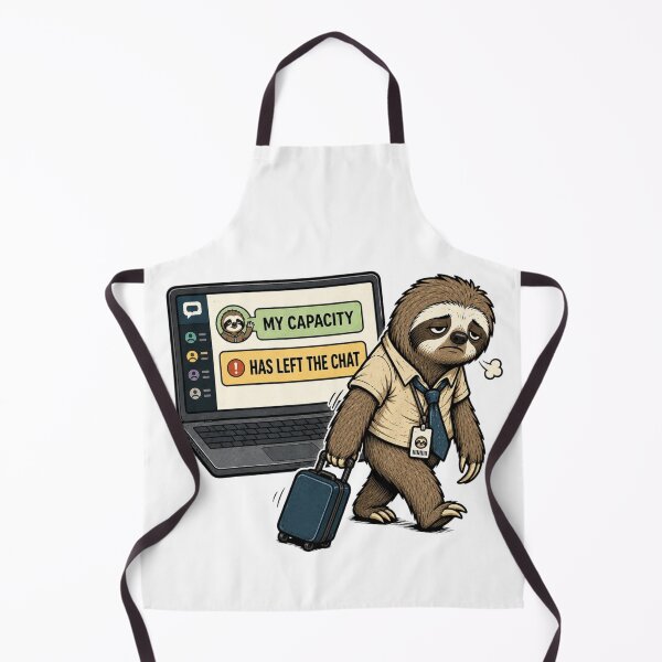 Item preview, Funny Office Sloth Work Burnout Humor designed and sold by Gentlestate.
