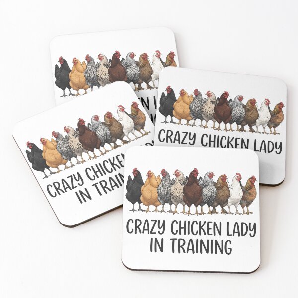 Item preview, Crazy Chicken Lady In Training Funny Chicken Lover Farm Hen T-Shirt designed and sold by StickerNestYou.