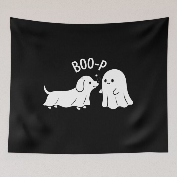 Item preview, Boo Boo-p Dog Ghost Funny Halloween Dog Lovers Dog Mom T-Shirt | Cute Spooky Pup Graphic Gift designed and sold by Trendably.
