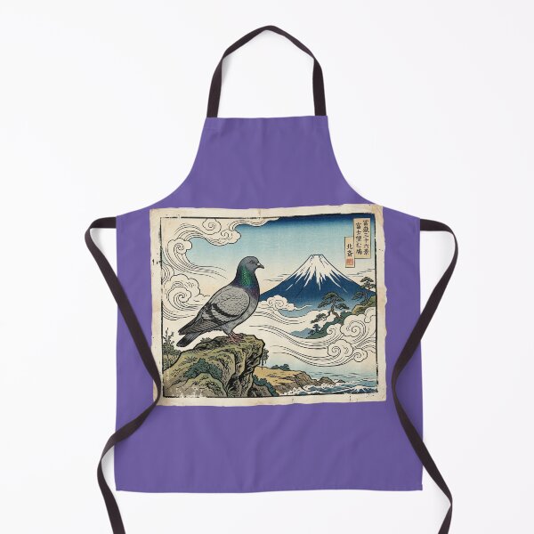 Item preview, Mount Fuji Pigeon Japanese Inspired Art designed and sold by azule1.