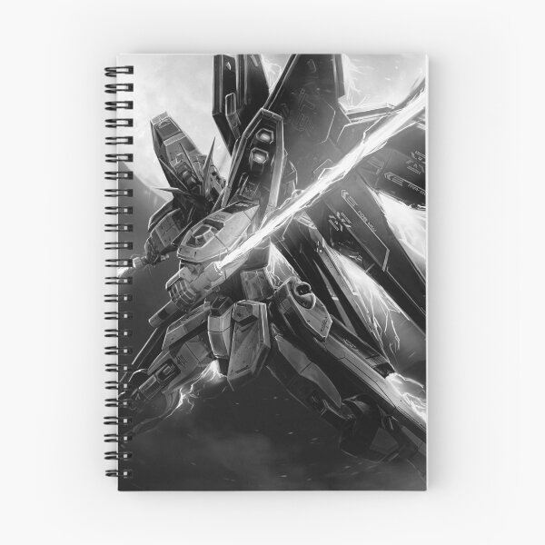 Item preview, black white Strike Freedom Gundam Seed Destiny digital art  designed and sold by sabartgunpla.