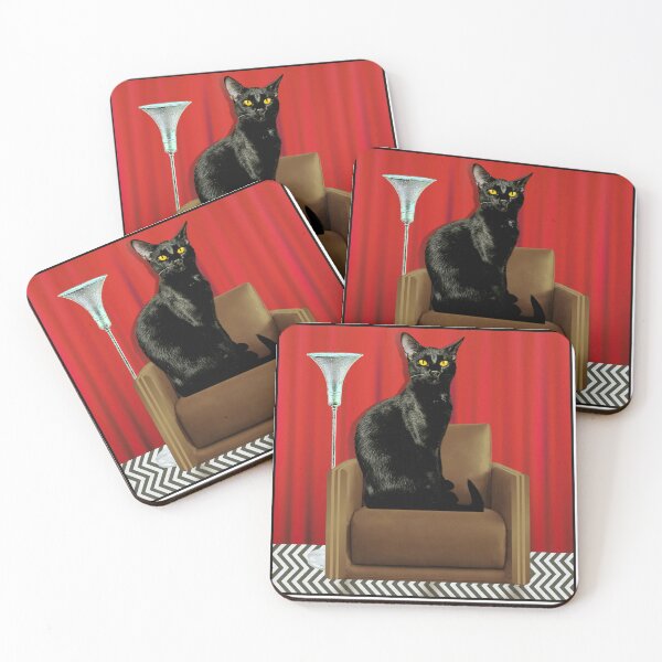 Item preview, Twin Peaks Black Cat Red Room designed and sold by pulse_retail.