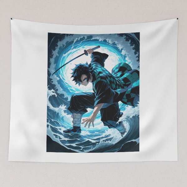 Item preview, Anime - Main Character of Kimetsu no Yaiba, Display of Bravery designed and sold by AnimeShin.