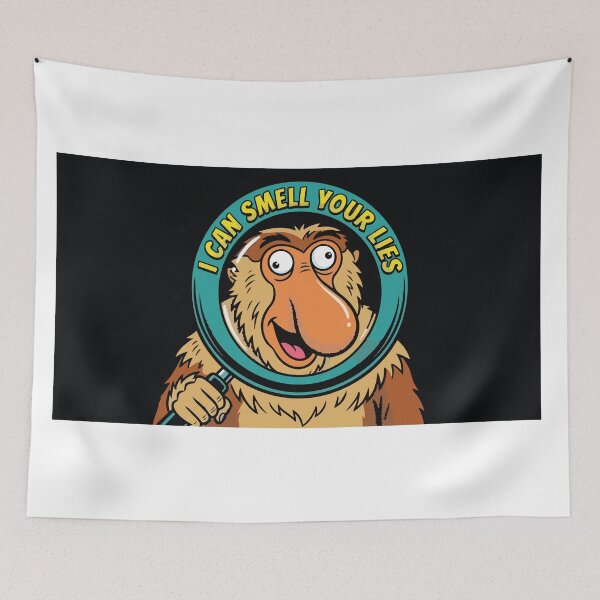 Item preview, I Can Smell Your Lies Proboscis Monkey Pop Art designed and sold by Arc2020.