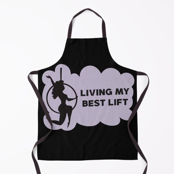 Item preview, Living My Best Lift | Funny Aerial Hoop Silhouette  designed and sold by Becky-Poppins.