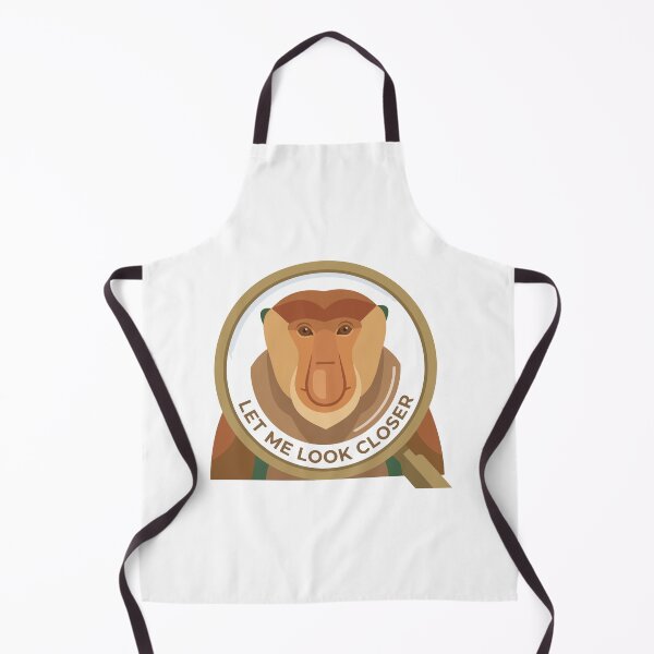 Item preview, Let Me Look Closer Minimalist Proboscis Monkey designed and sold by Arc2020.