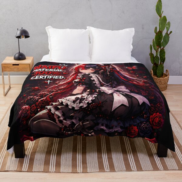 Item preview, Waifu Material 100% Certified – Gothic Anime Catgirl designed and sold by Revyra Design .