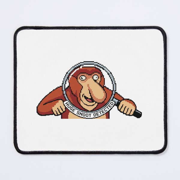 Item preview, Huge Snoot Detected Pixel Art Proboscis Monkey designed and sold by Arc2020.