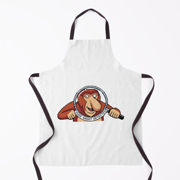 Item preview, Huge Snoot Detected Pixel Art Proboscis Monkey designed and sold by Arc2020.