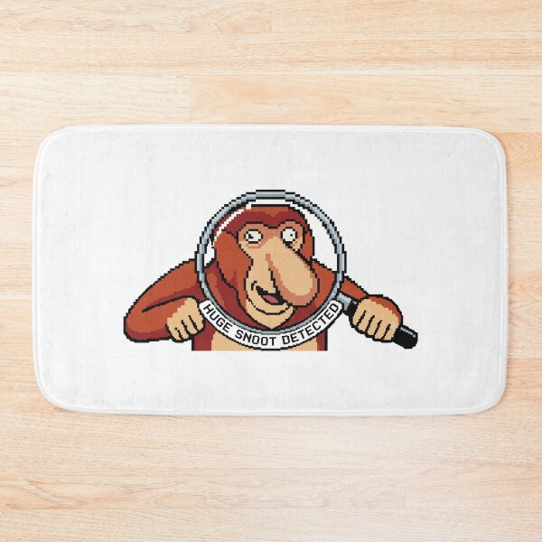 Item preview, Huge Snoot Detected Pixel Art Proboscis Monkey designed and sold by Arc2020.