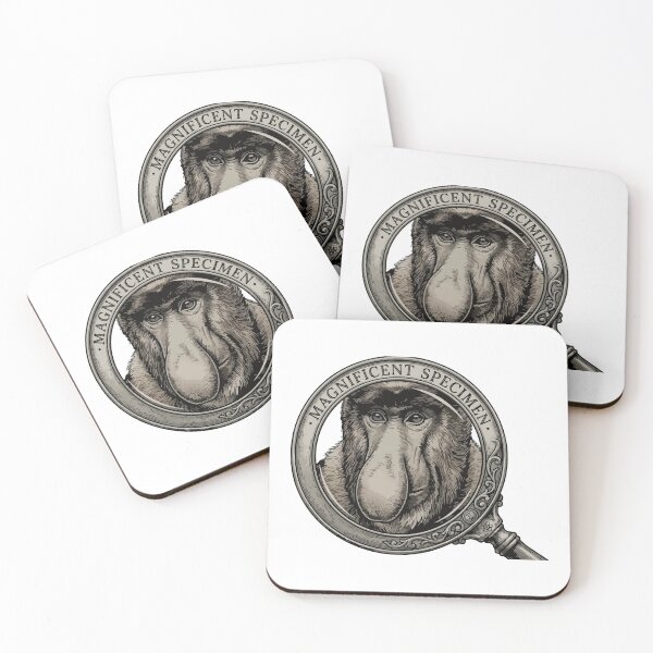 Item preview, Magnificent Specimen Vintage Proboscis Monkey Art designed and sold by Arc2020.
