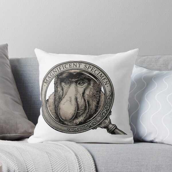 Item preview, Magnificent Specimen Vintage Proboscis Monkey Art designed and sold by Arc2020.
