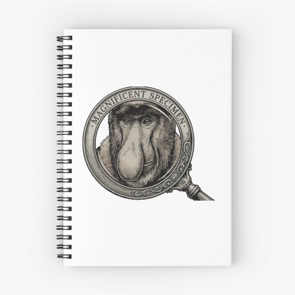 Item preview, Magnificent Specimen Vintage Proboscis Monkey Art designed and sold by Arc2020.
