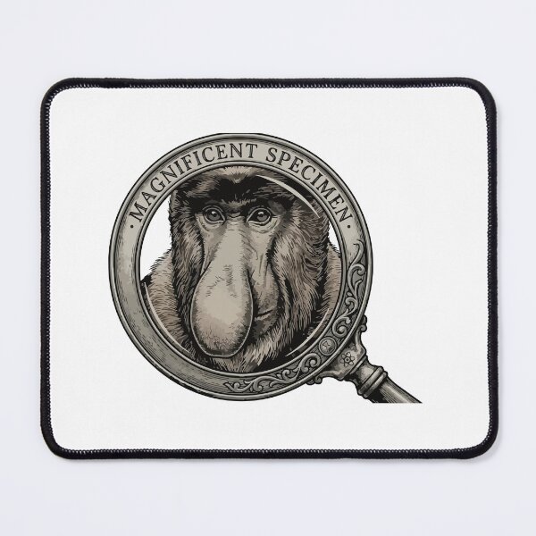 Item preview, Magnificent Specimen Vintage Proboscis Monkey Art designed and sold by Arc2020.