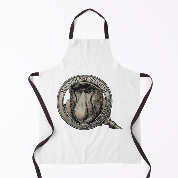 Item preview, Magnificent Specimen Vintage Proboscis Monkey Art designed and sold by Arc2020.