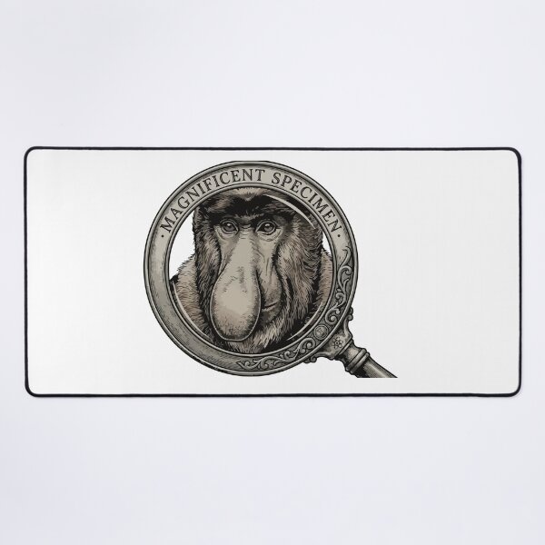 Item preview, Magnificent Specimen Vintage Proboscis Monkey Art designed and sold by Arc2020.