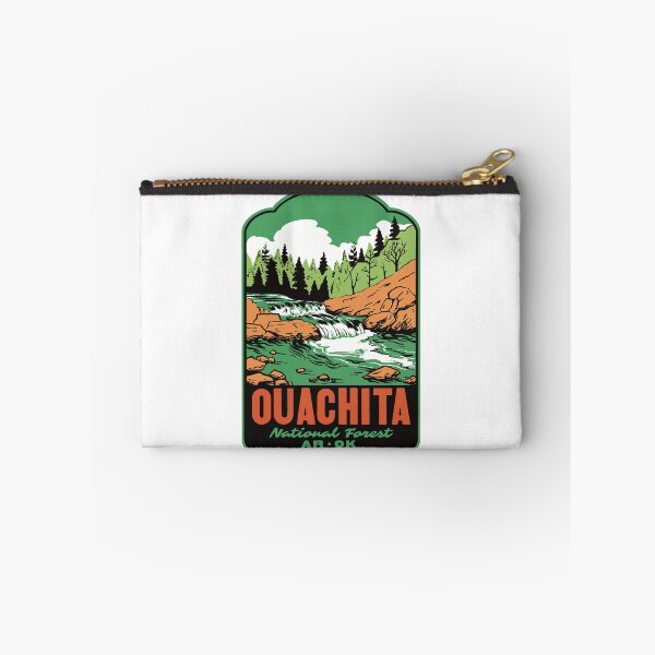 Item preview, Little Missouri Falls Ouachita National Forest Retro Poster designed and sold by HalpinDesign.