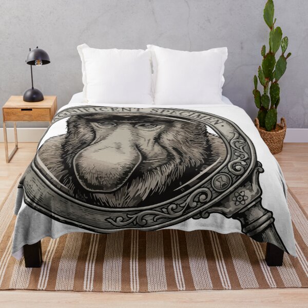 Item preview, Magnificent Specimen Vintage Proboscis Monkey Art designed and sold by Arc2020.