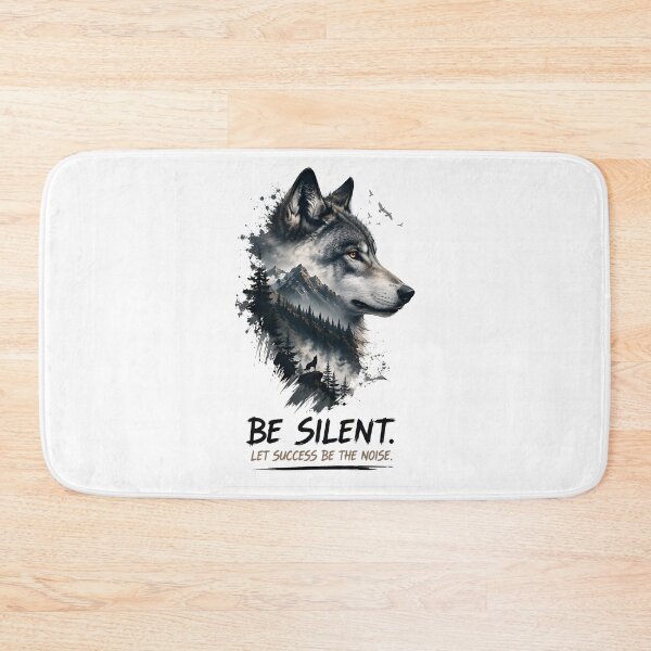 Item preview, Wolf Motivation Mountain Nature Design designed and sold by Amr Siam.