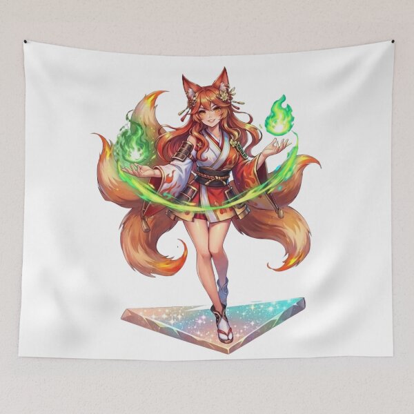 Item preview, cute fox girl designed and sold by PP&RAINBOW SHOP.