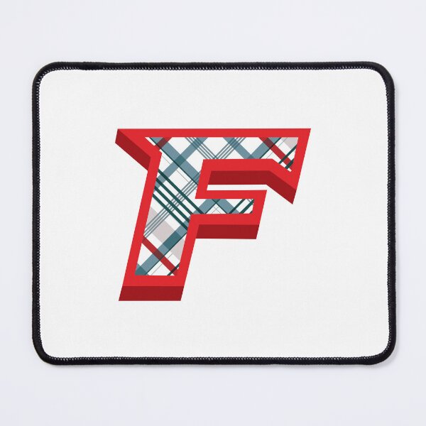 Item preview, Fairfield U blue plaid logo designed and sold by boosterdoodle.