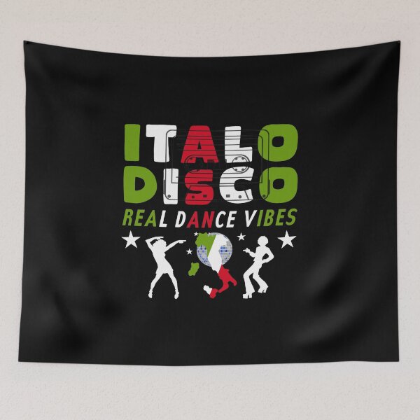 Item preview, Italo Disco Real Dance Vibes Retro 80s designed and sold by Graphroad.