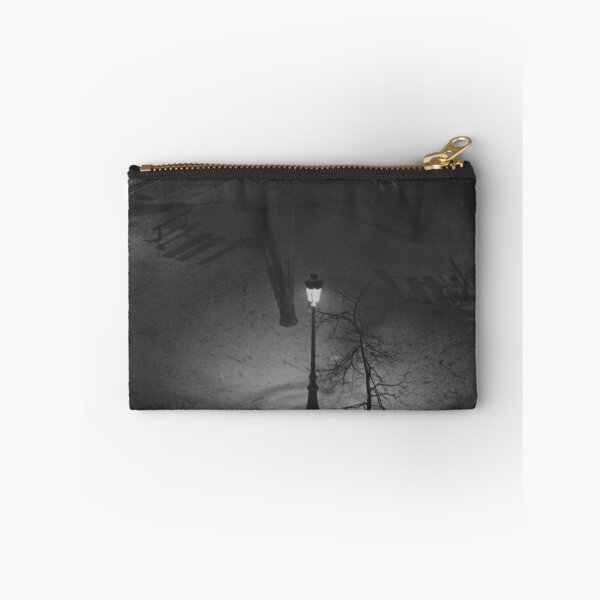 Item preview, Montparnasse, Square Jolivet, Paris winter scene 1926 black and white Parisian cityscape photograph by Andre Kertesz designed and sold by Astrid Arkhangelsky.