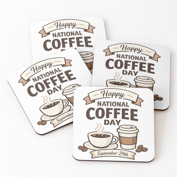 Item preview, National Coffee Day September 29th  designed and sold by ZanyPaintbrush.